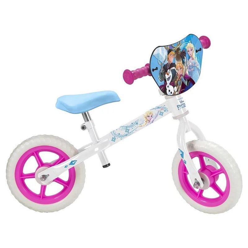 Bicicleta fara pedale Toimsa Frozen 10 inch Anna Elsa inceput sigur