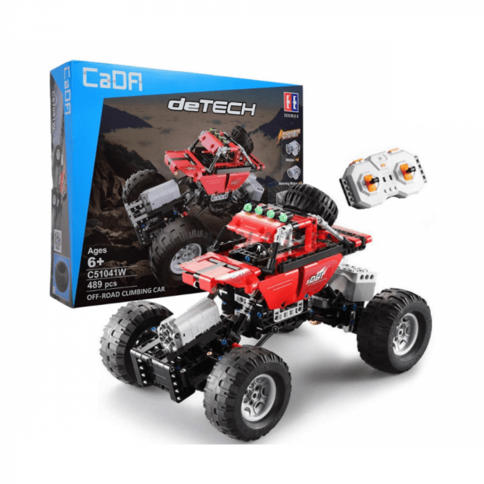 Cada DeTech Masinuta RC Off-Road 489 Piese Telecomanda 2.4GHz 25m