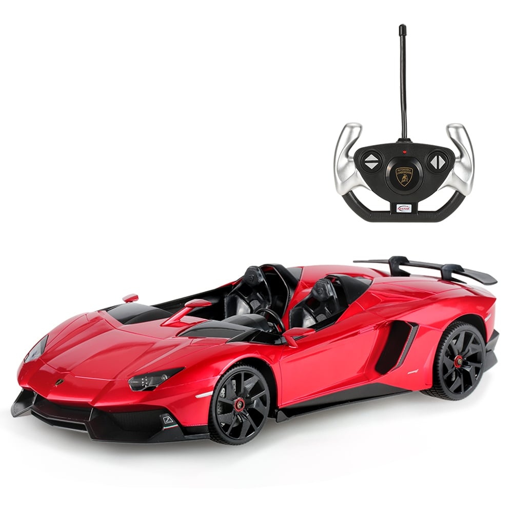 Masina radiocomandata Rastar Lamborghini Aventador J 1:12 pentru copii