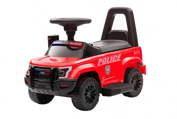 Masinuta electrica politie Kinderauto Police 30W 6V Bluetooth megafon 1-3 ani