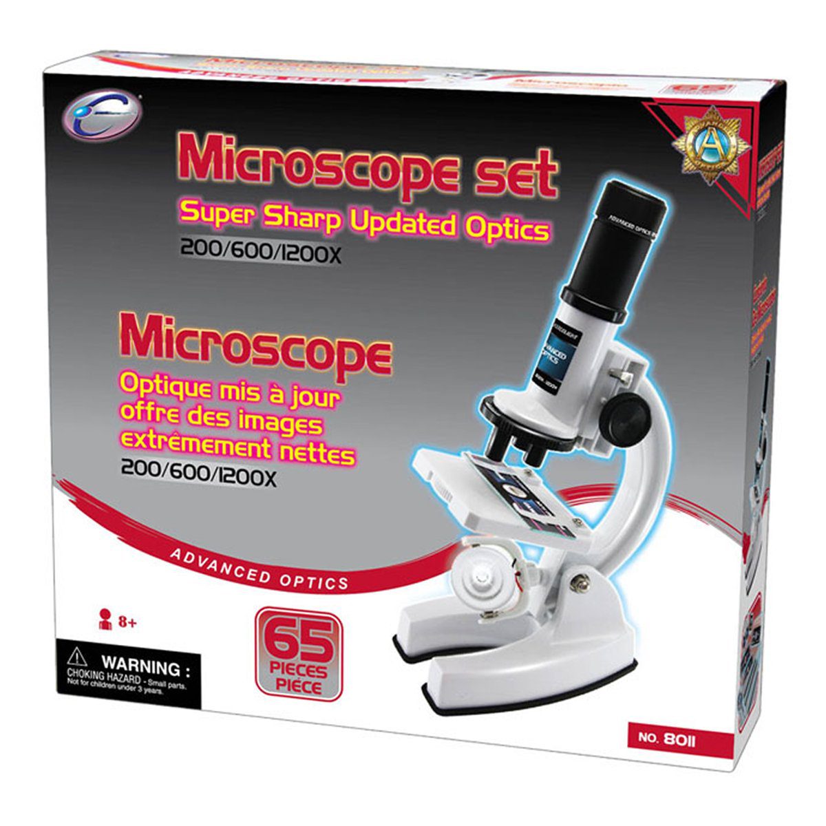 Microscop Eastcolight Set Educativ 200-1200x cu 65 Accesorii Studiu