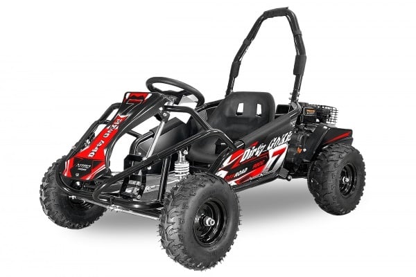 Nitro GoKid Dirty Kart Electric Copii 1000W 48V Rosu Viteza Mare